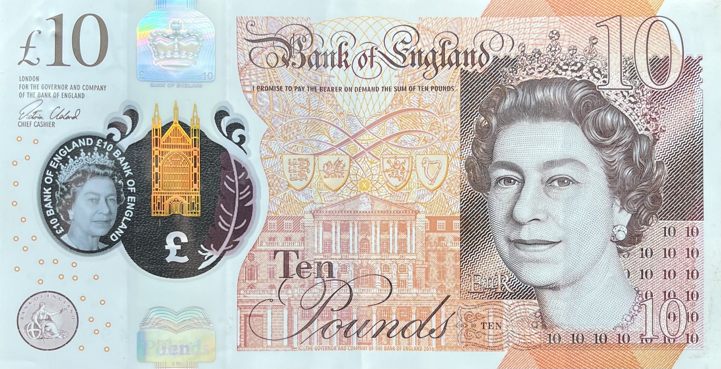 England £10 banknote