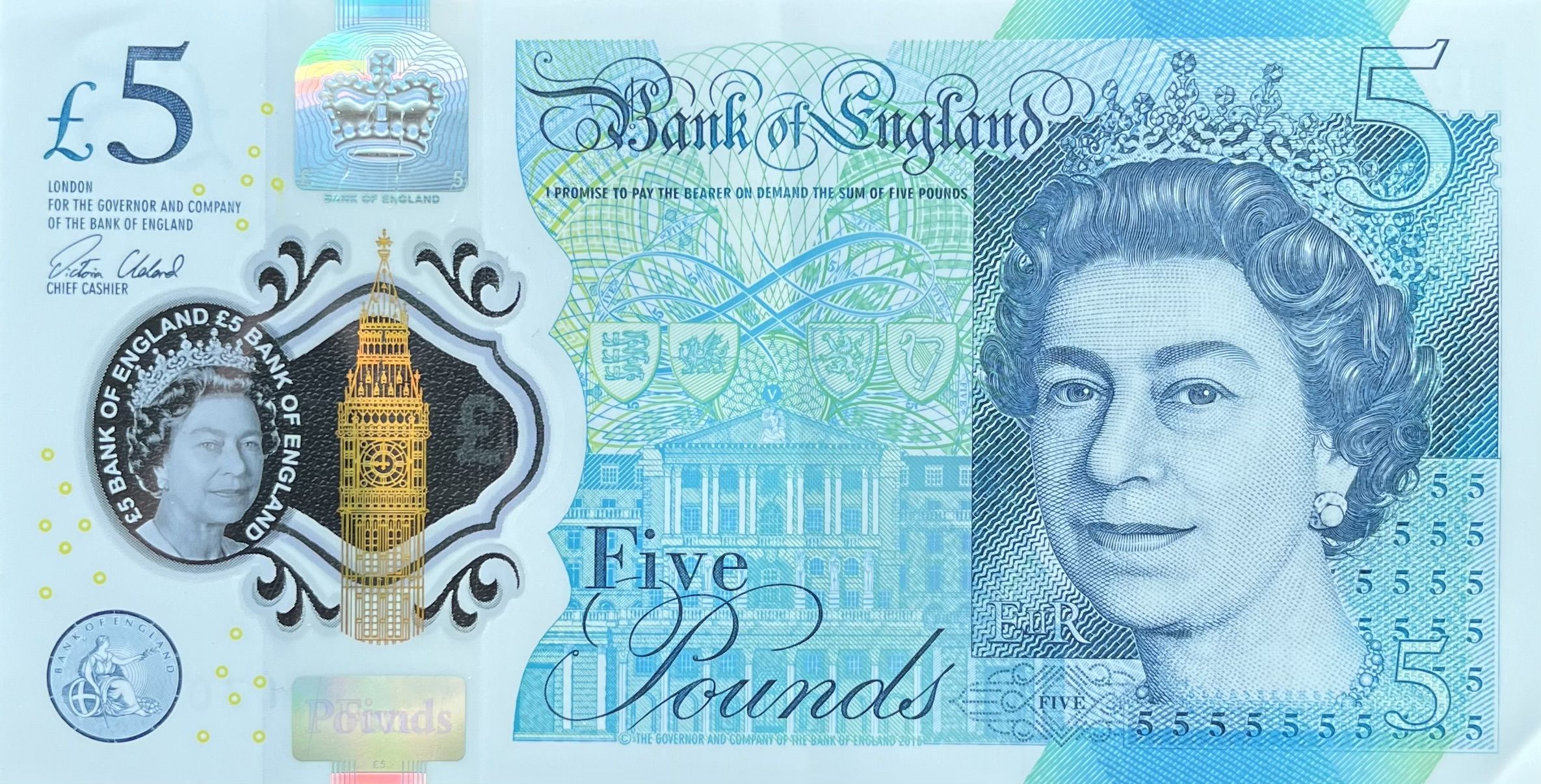 England £5 banknote